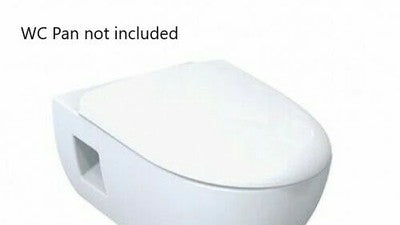 Geberit Smyle Standard Bathroom WC Toilet Seat & Cover White - 500.231.01.1