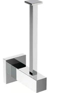Ideal Standard IOM Square Spare Toilet Roll Holder without Cover - Chrome E2199A
