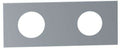 Vola 2-Hole Plate Silver Chrome - 3002-16
