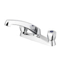 Armitage Shanks Sandringham 21 B9873AA Sink Mixer 2 Tap Hole Crossheads Chrome