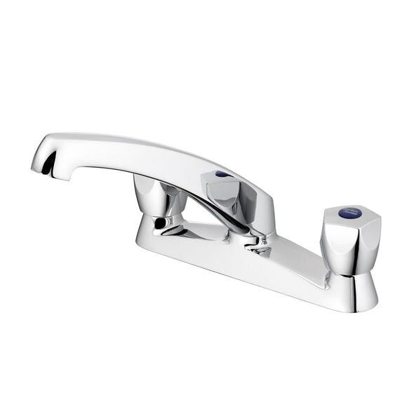 Armitage Shanks Sandringham 21 B9873AA Sink Mixer 2 Tap Hole Crossheads Chrome