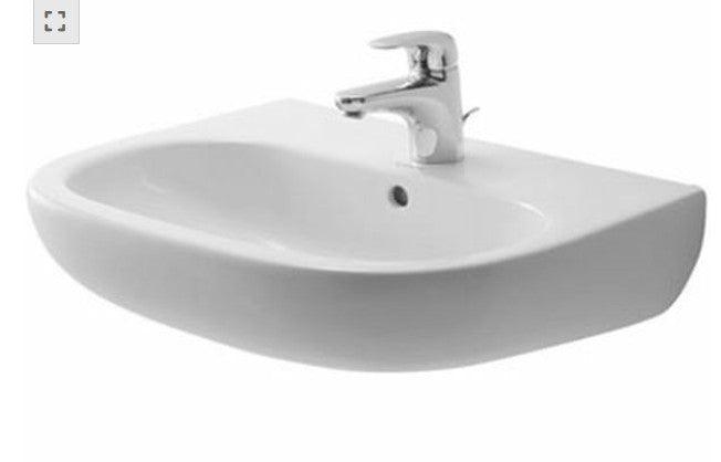 Duravit D Code 23105500002 550x430 1 Tap Hole Wall Mounted Basin