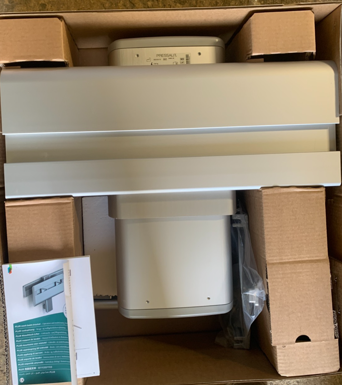 Ideal- Presalit Care Multi-System Basin Bracket S064767 Pressalit R4652-35