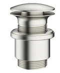 Crosswater MPRO Unslotted Clicker Basin Waste Brushed Stainless Steel PRO0101V