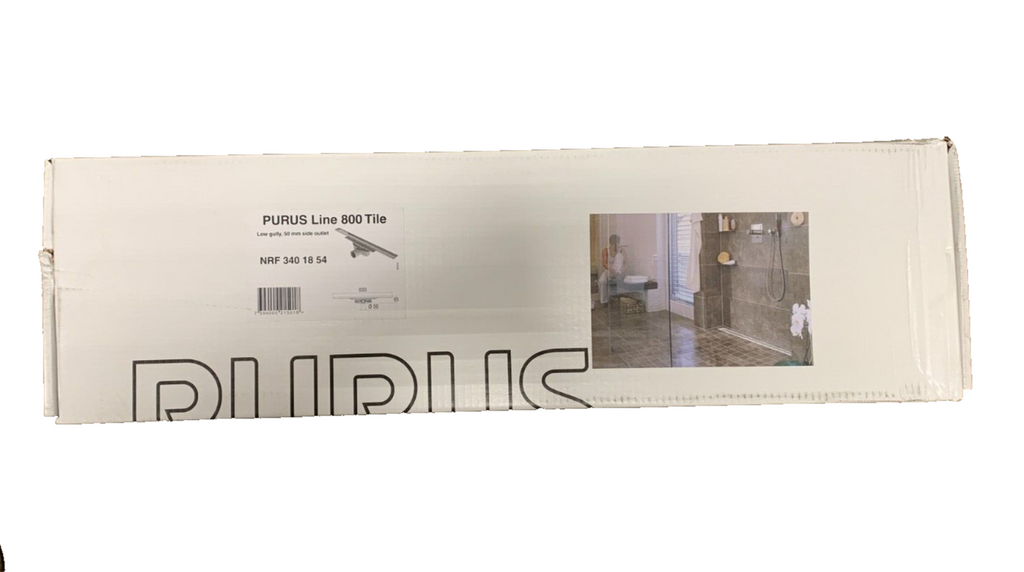 Purus Living 800 Tile Insert Low Gully 50mm Side Outlet NRF 3401854