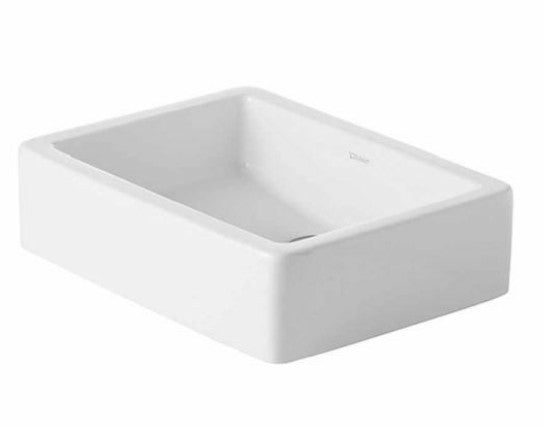 Duravit Vero 0455500000 500x380 No Tap Hole Countertop Basin