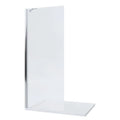 Mira Leap Wet room 800 Reversible Divider Panel WITH CLEANCOAT - 1.1857.331