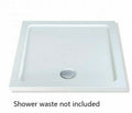 MX Ducolite 800 x 800mm Square Flat Top Resin Shower Tray - XNB