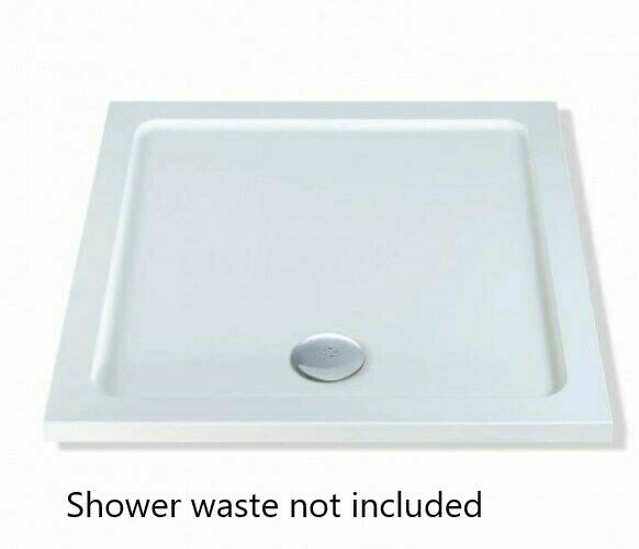 MX Ducolite 800 x 800mm Square Flat Top Resin Shower Tray - XNB