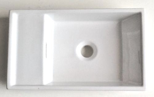 Nik Design Fitzroy Left Hand Cloakroom Washbasin 500mm - 001FCK001-L