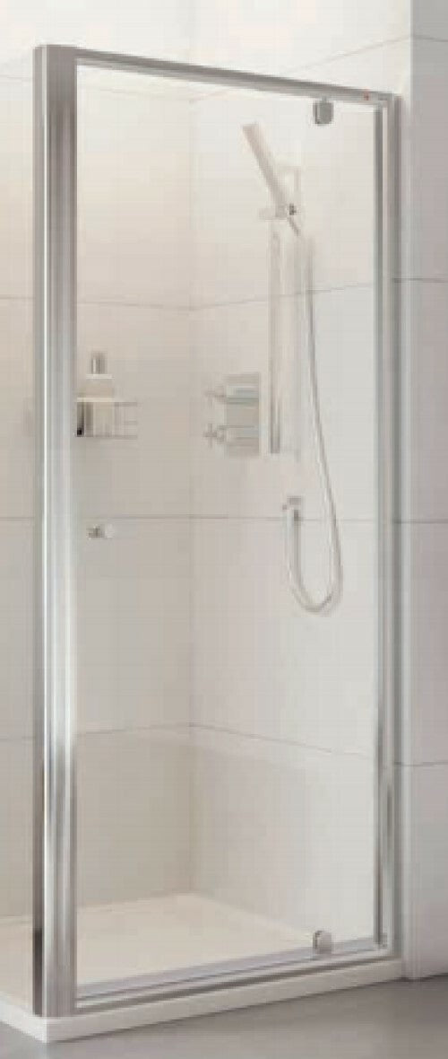 Roman Esteem 6 Pivot Shower Door 700mm Silver Frame - E50129