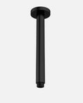 CROSSWATER Mike Pro Black 200mm Ceiling Shower Arm PRO689M