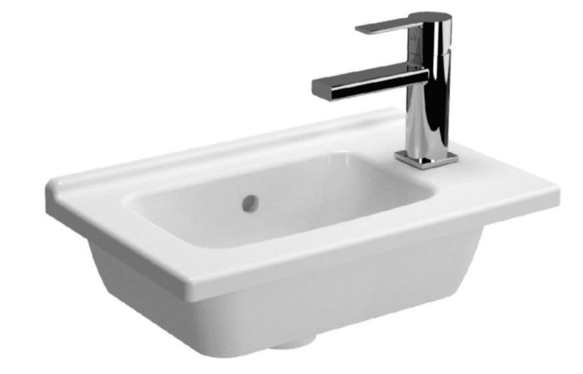 Vitra S50 Vanity Compact Bathroom Basin , With Overflow - Model 5345B003