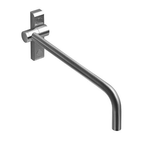 Vieler satin stainless steel 850 x 34mm dia wall mount LEFT   - 09.ER.BAR.7031