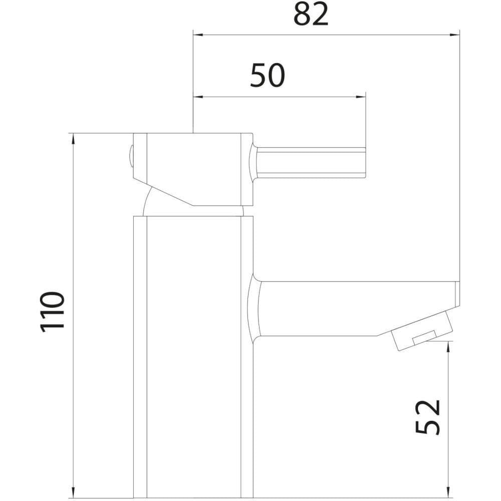 Scudo Forme Chrome Basin Pillar Taps TAP015