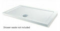 MX Ducostone Rectangle Resin Shower Tray 1200mm x 700mm  -XUC