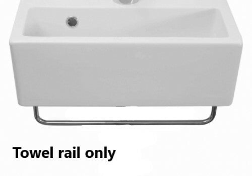 Saneux Quadro Chrome Towel Rail for Saneux Washbasins - PA50