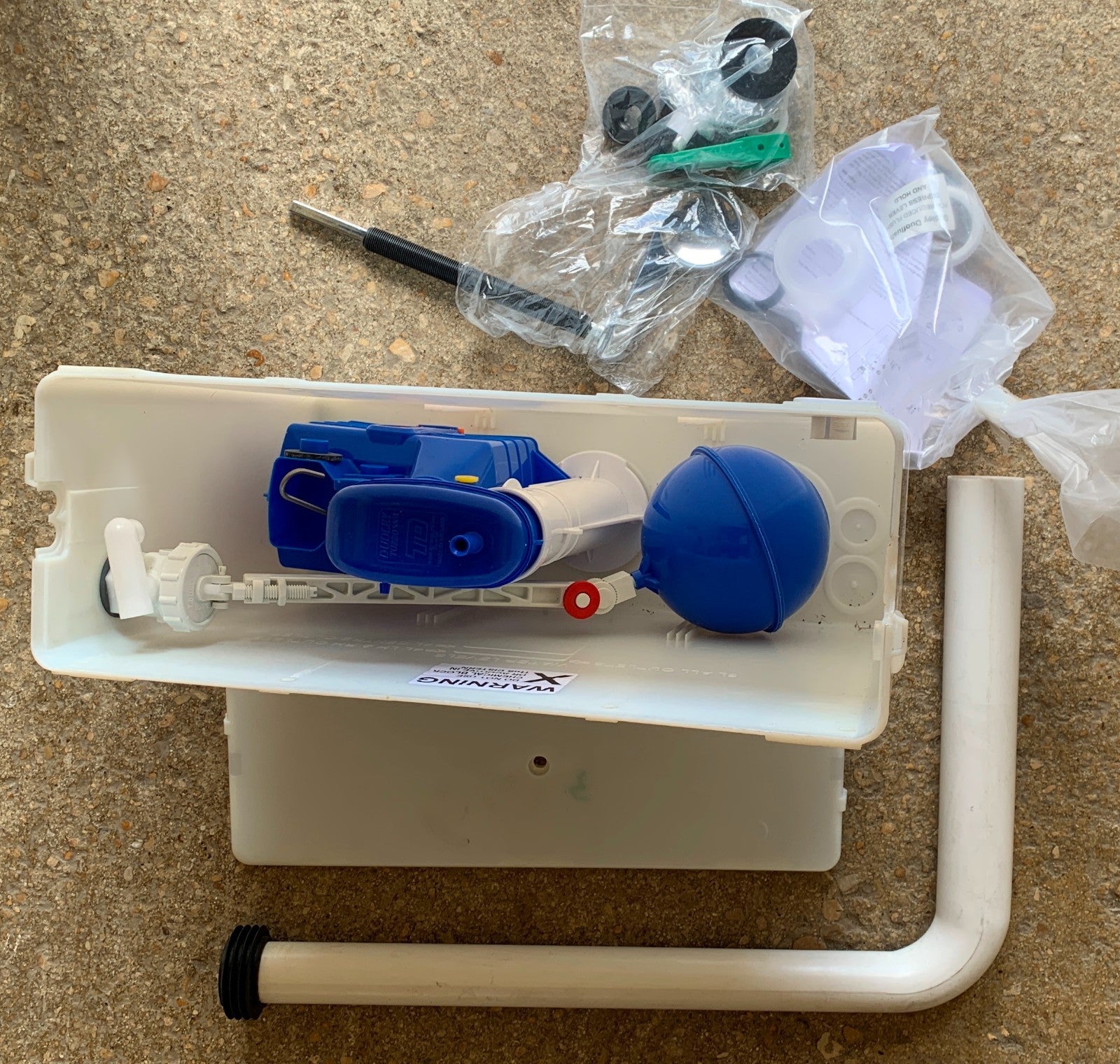 Thomas Dudley Long Lever Concealed Toilet Cistern  with internals see pictures