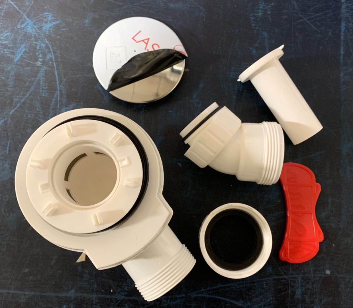 Just Trays Fusion JT40 waste and trap 50 mm JTFW