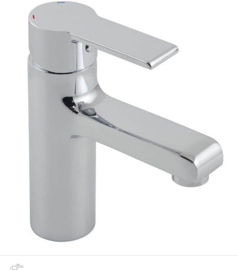 Vado Ion Basin Mixer tap chrome deck mounted - ION-100/SB/CP