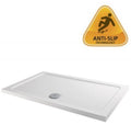 MX ELEMENTS ANTI-SLIP RECTANGULAR SHOWER TRAY 1300 X 700MM - ASSS2