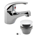 Vado Axces Matrix Mono Basin Mixer Clicker Waste Chrome AX-MAT-100/CC-CP
