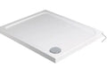 Just Trays Fusion Rectangular Shower Tray 900x760mm - White - F976100