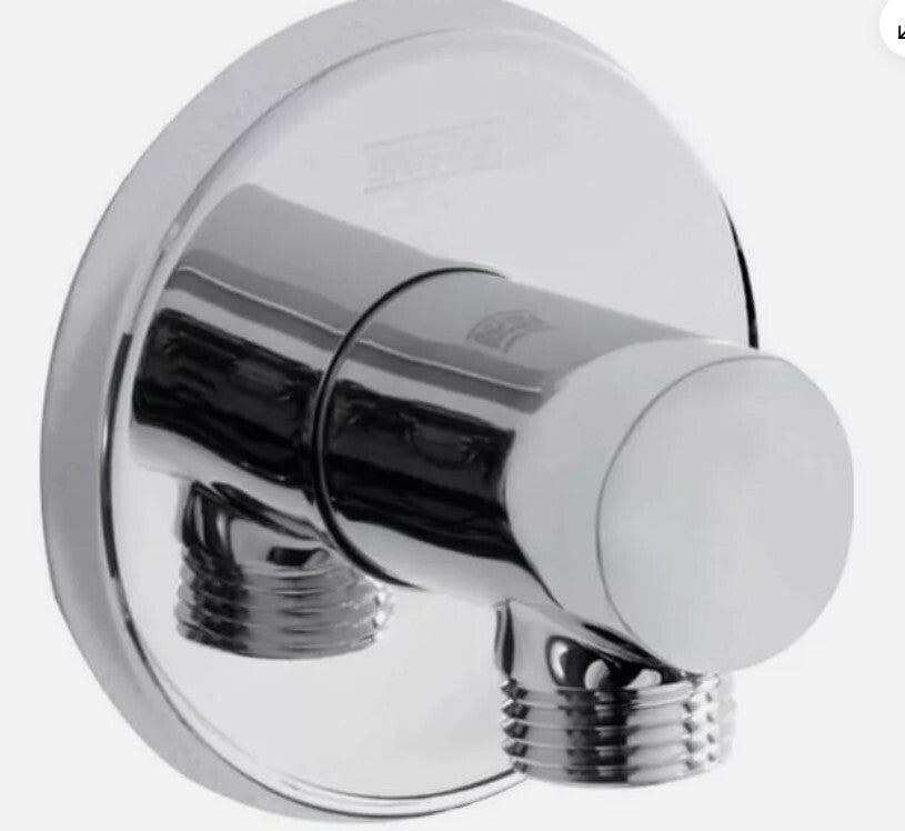 Bristan Arms Chrome Finish Round Wall Outlet ARMWORD01C
