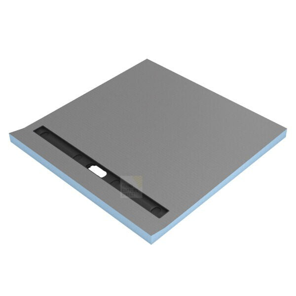 Wedi Fundo Riolito Wetroom 900mm Shower Tray set with drain Channel – 073737303