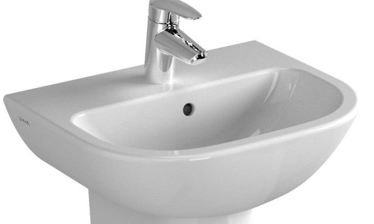 Vitra S20 Cloak Basin 45cm 1 Taphole White - 5500L003-0999