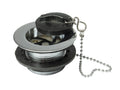 Embrass Peerless  1½" Tubby Un-Slotted Bath Waste Chrome with Plastic 201334