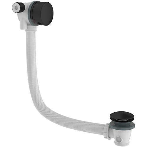 Crosswater MPRO Bath Filler Waste With Overflow Anthracite Pro0355A