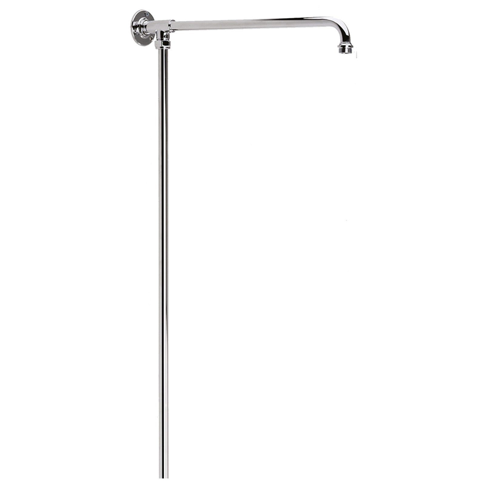 Barco Traditional Chrome Finish fixed riser and arm - Model FKRC