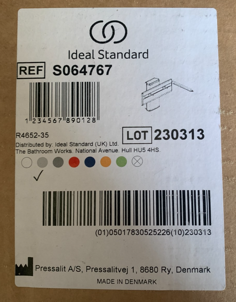 Ideal- Presalit Care Multi-System Basin Bracket S064767 Pressalit R4652-35