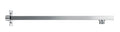 Scudo Square Wall Arm Chrome - WALLARM001