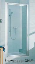 Kermi Cada Reversible Hinged 1000mm Shower Door CAKTD - 10018VPK