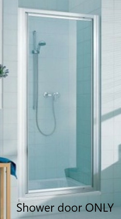 Kermi Cada Reversible Hinged 1000mm Shower Door CAKTD - 10018VPK