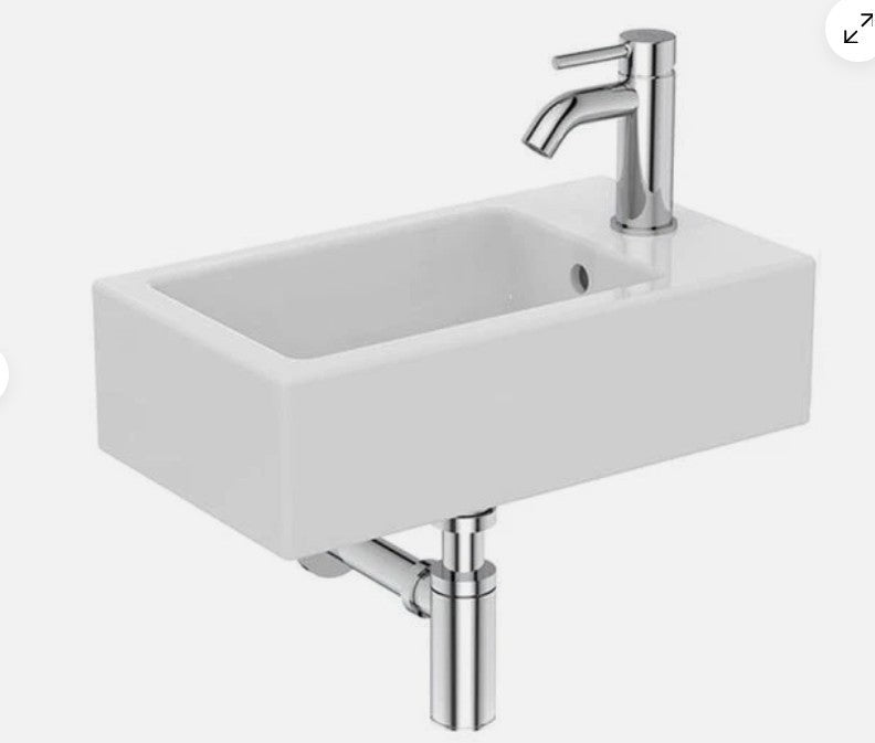 Armitage Shanks Edit S 45cm Handrinse Basin with 1 Right Hand Tap Hole  S080601