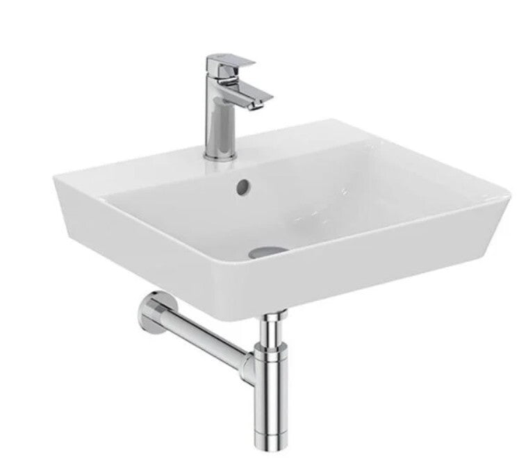 Armitage Shanks Edit L 500mm Wash Basin with 1 Tap Hole - S081401